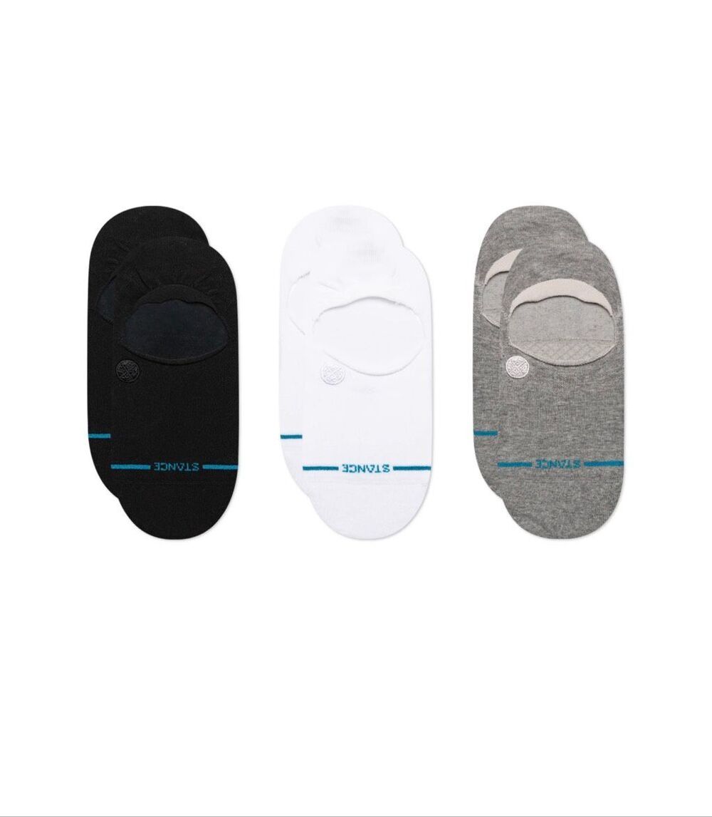 Stance Unisex 3-Pack Icon No Show Height Casual Socks Multicolor L NWT